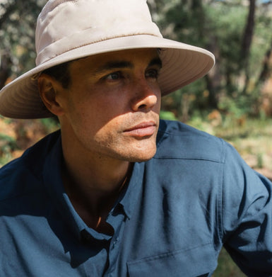 Everyday Broad Brim Sun Hat with 3.25" wide brim