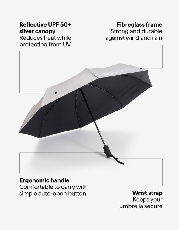 Silver / Black,117cm Arc