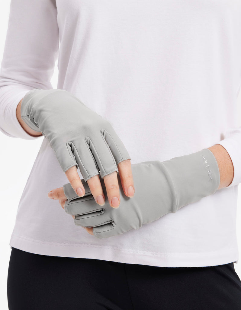 Fingerless Driving Gloves UPF50+ Women's Sun Protective Gloves