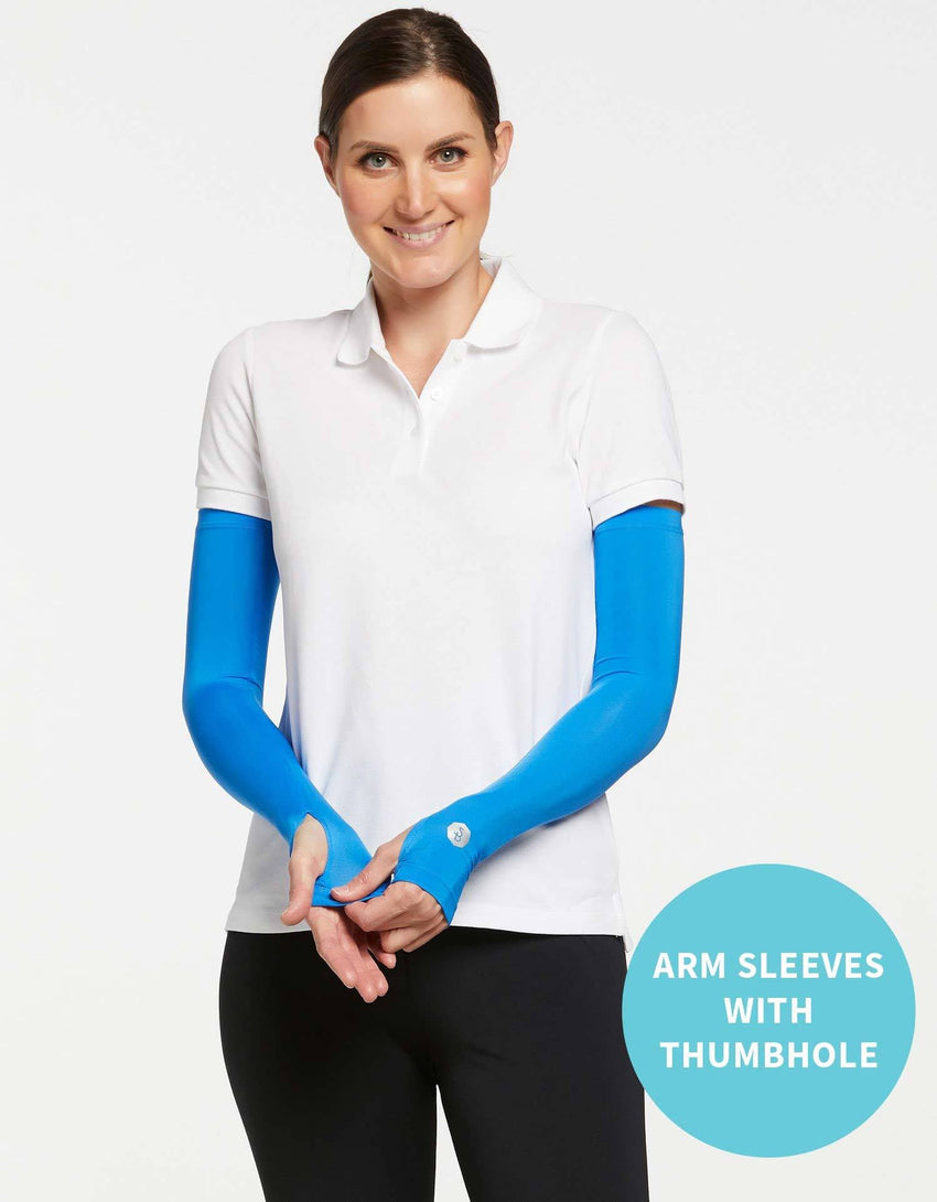 Womens Arm Sleeves For UPF 50+ Sun Protection | UV Protective Sleeves