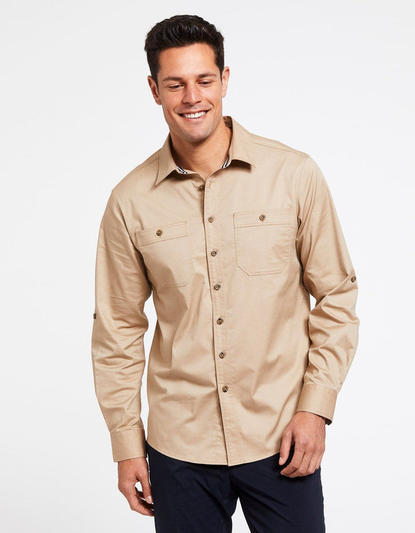 Outback Shirt UPF50+ Technicool for Sun Protection For Men | Solbari