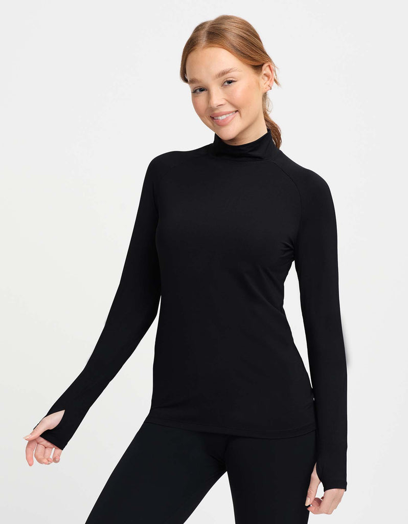 Turtleneck Base Layer UPF50+ for women Women's Turtleneck top
