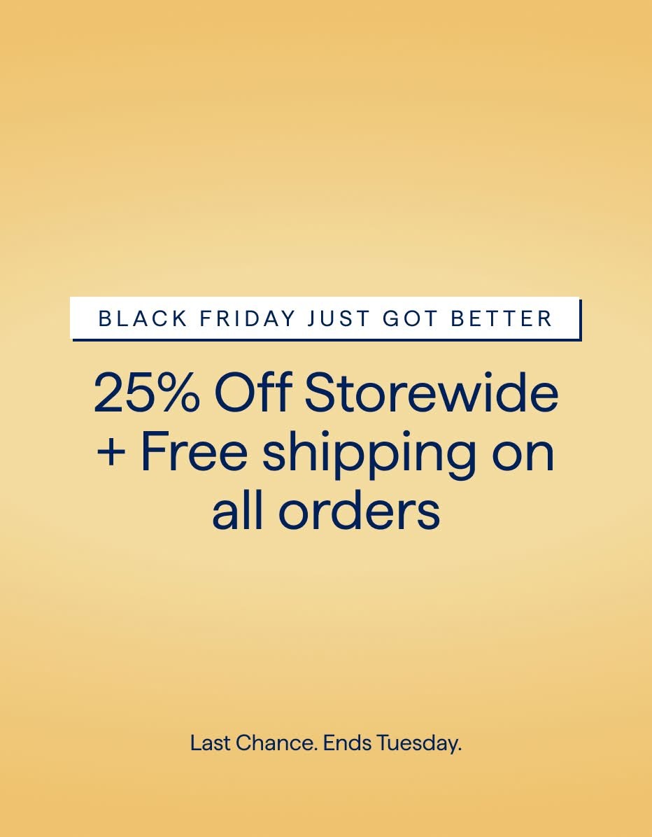 Promotional text on a yellow background for Black Friday deals with discounts and free shipping offer.