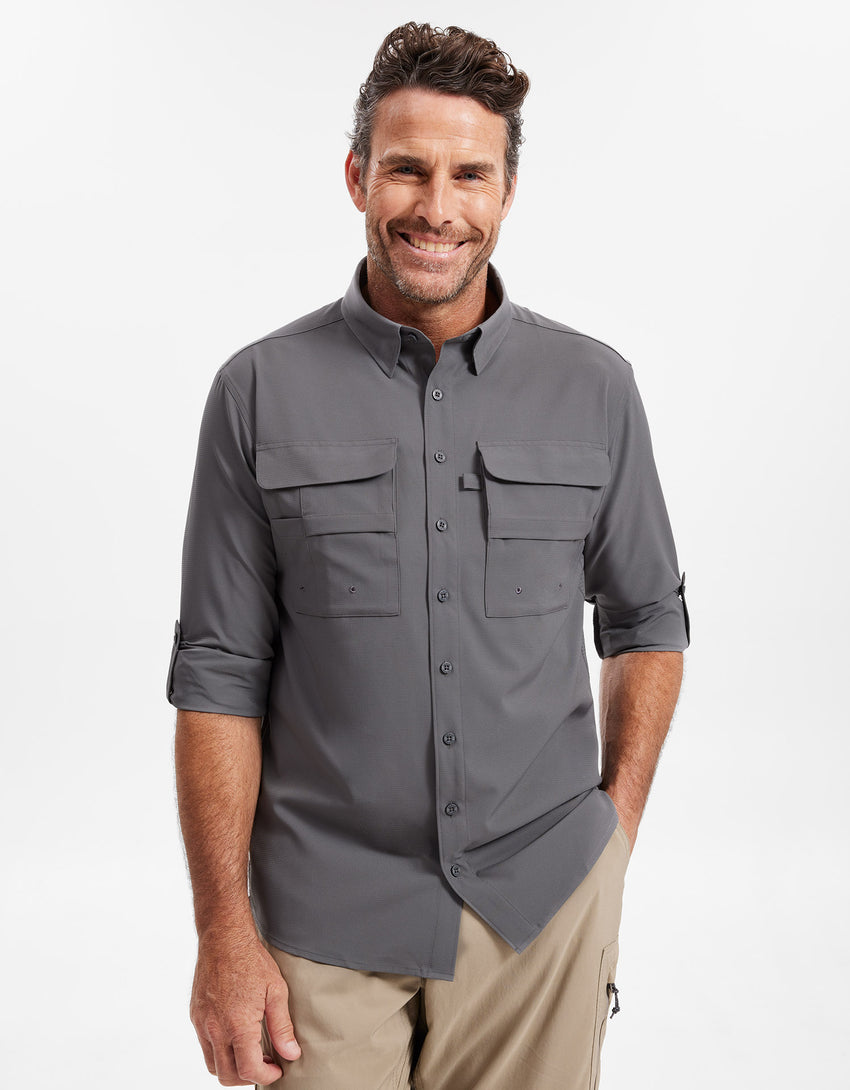 Hiking Shirt Men UPF50+ Dry Lite | Men's Sun Protective Shirt | Solbari Australia