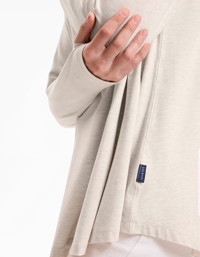 Luxe Long Sleeve Loose Fit Tunic UPF50+ Sensitive Collection | Solbari Australia
