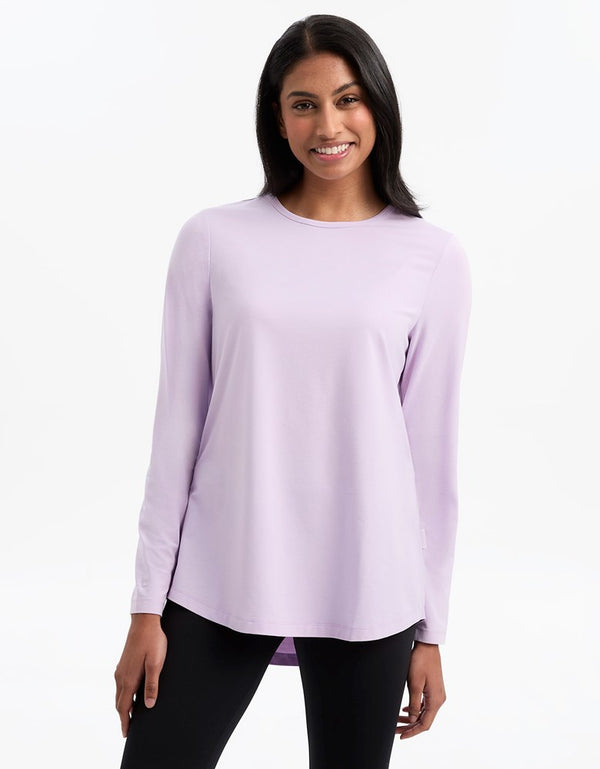 Loose Fit Long Sleeve Swing Top UPF 50+