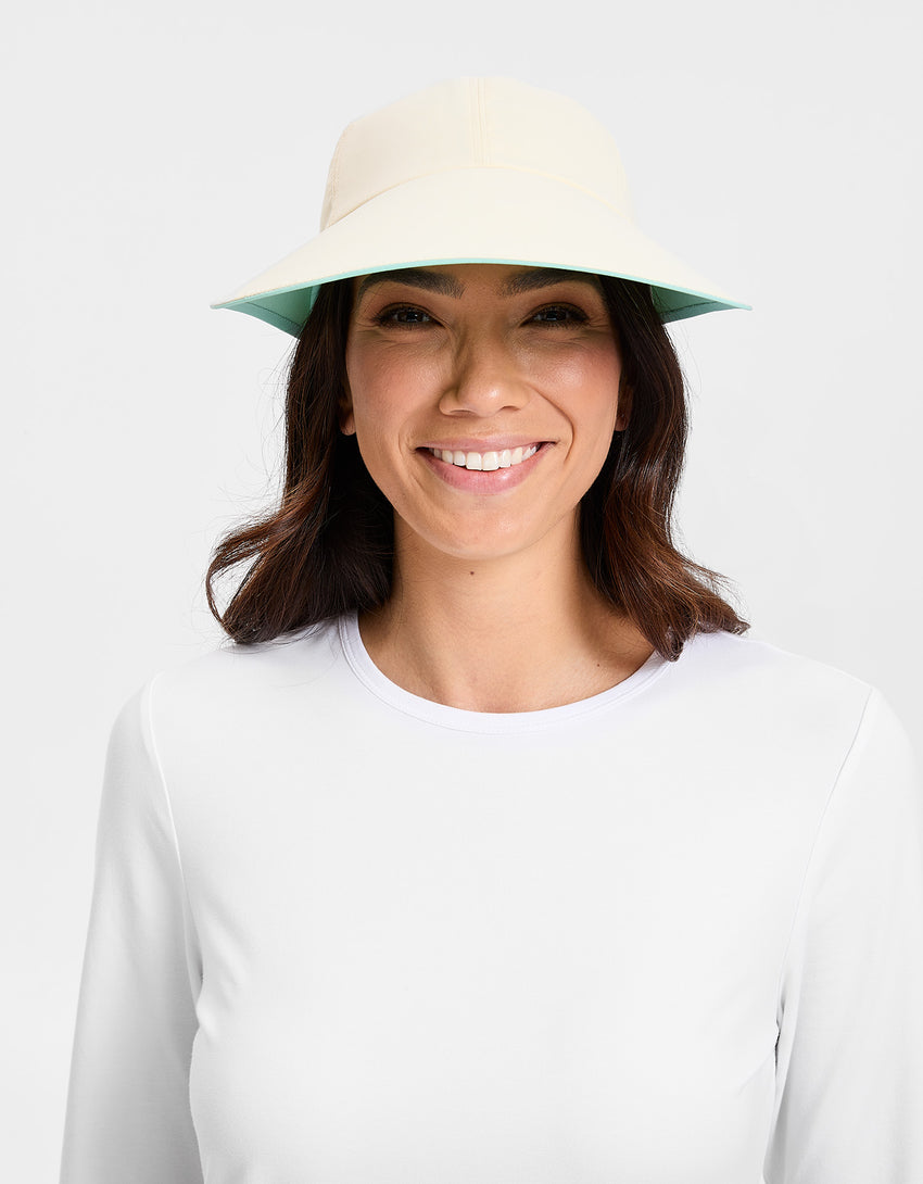 Reversible Ultra Wide Brim Cap, Women's Wide Brim Sun Hat | Solbari Australia