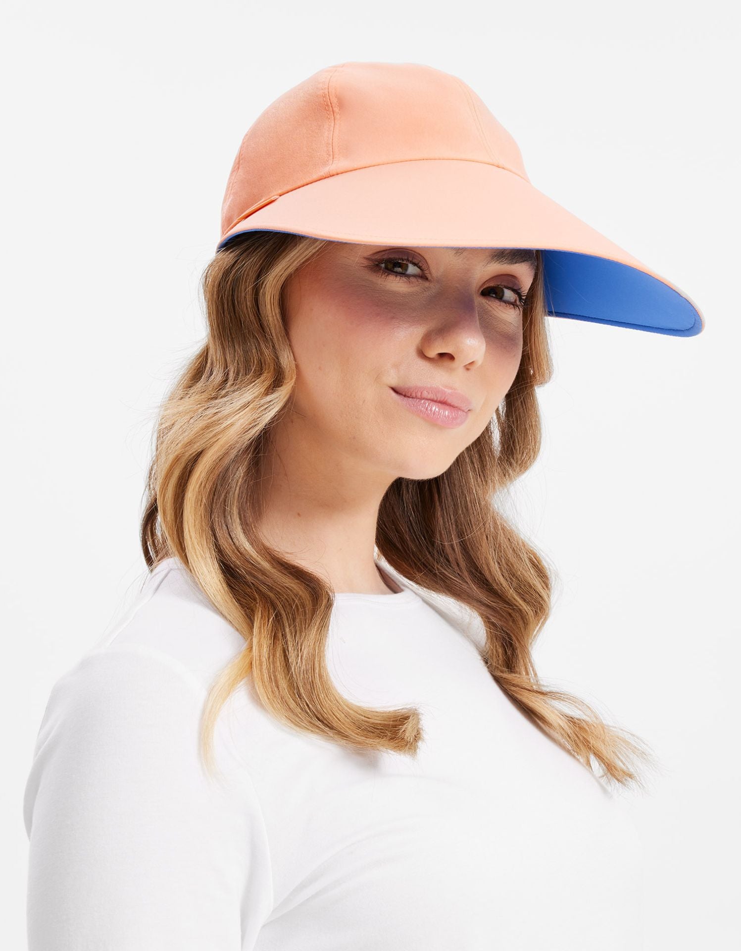 Summer Peach / Electric Blue