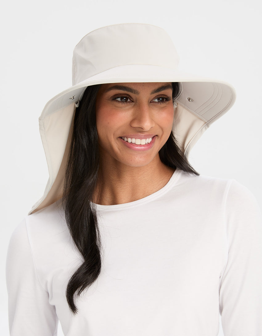 Ultimate Wide Brim Sun Hat with Face Protection UPF50+ (Legionnaire Style) | Solbari AU