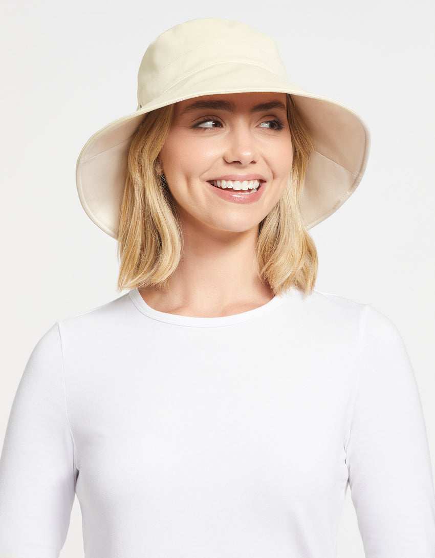 Wide Brim Beach Hat, Women's UV Protection Sun Hat UPF50+ | Solbari ...