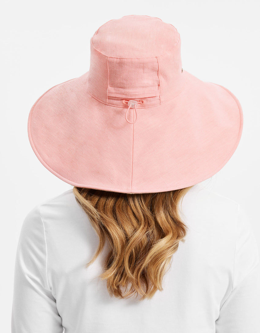 Ultra Wide Cotton Linen Hat UPF50+ | Women's UV Protection Sun Hat