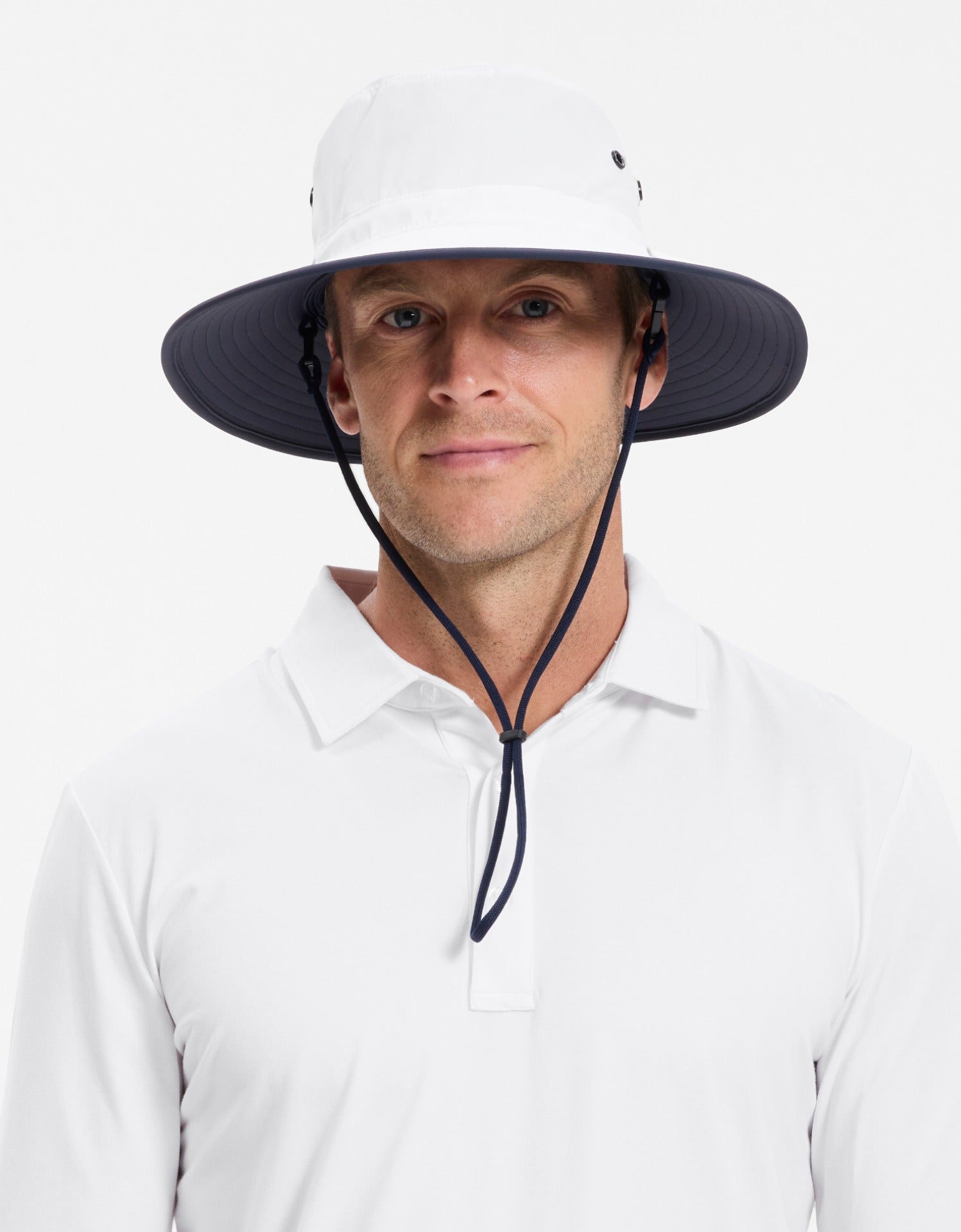 White / Navy