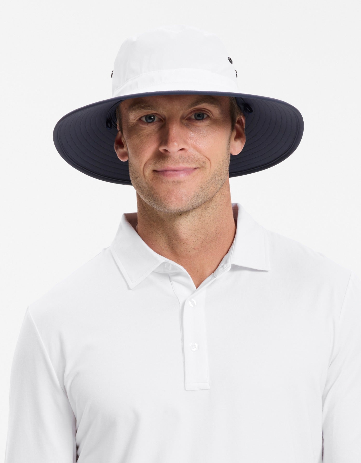 White / Navy