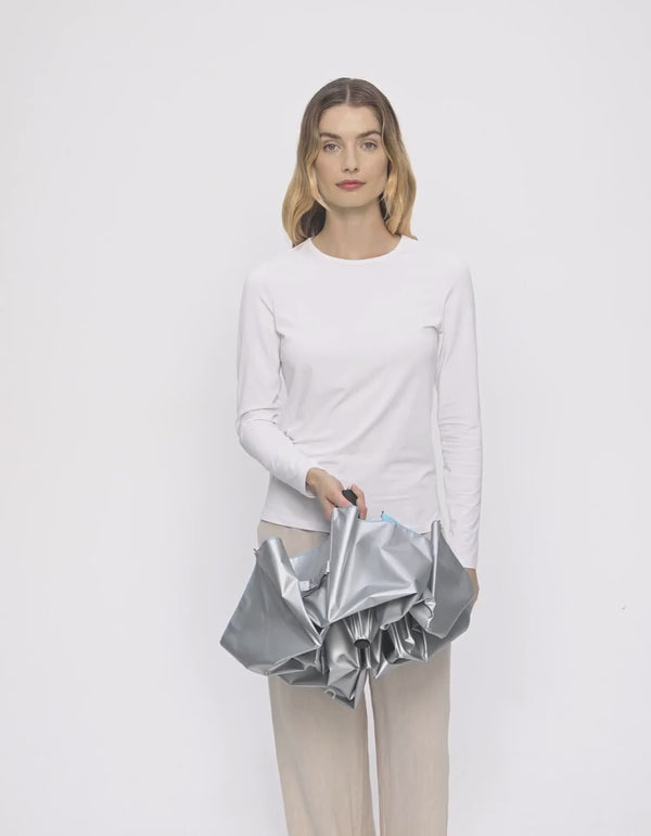 Silver / Sky Blue,117cm Arc