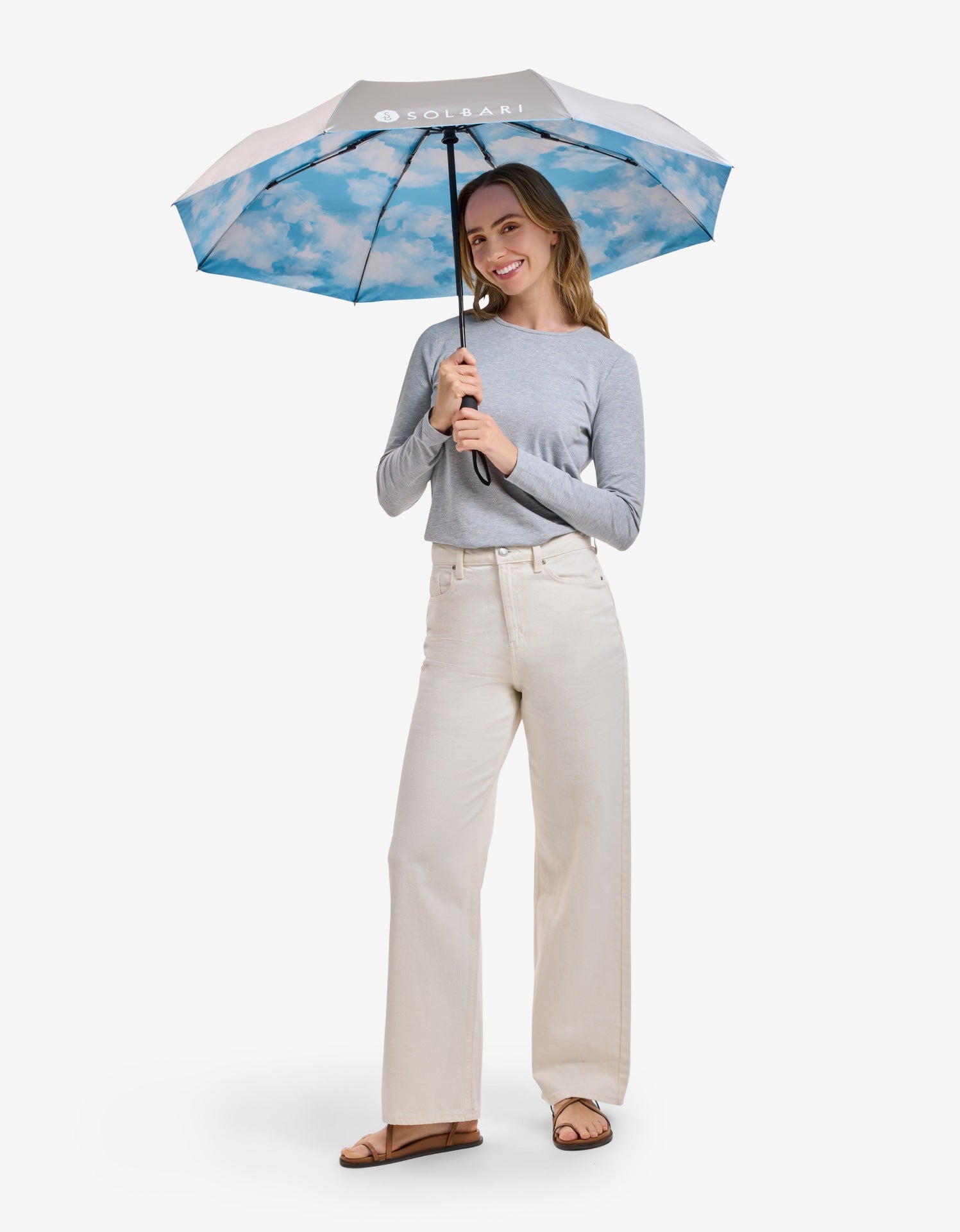 Silver / Clouds,117cm Arc