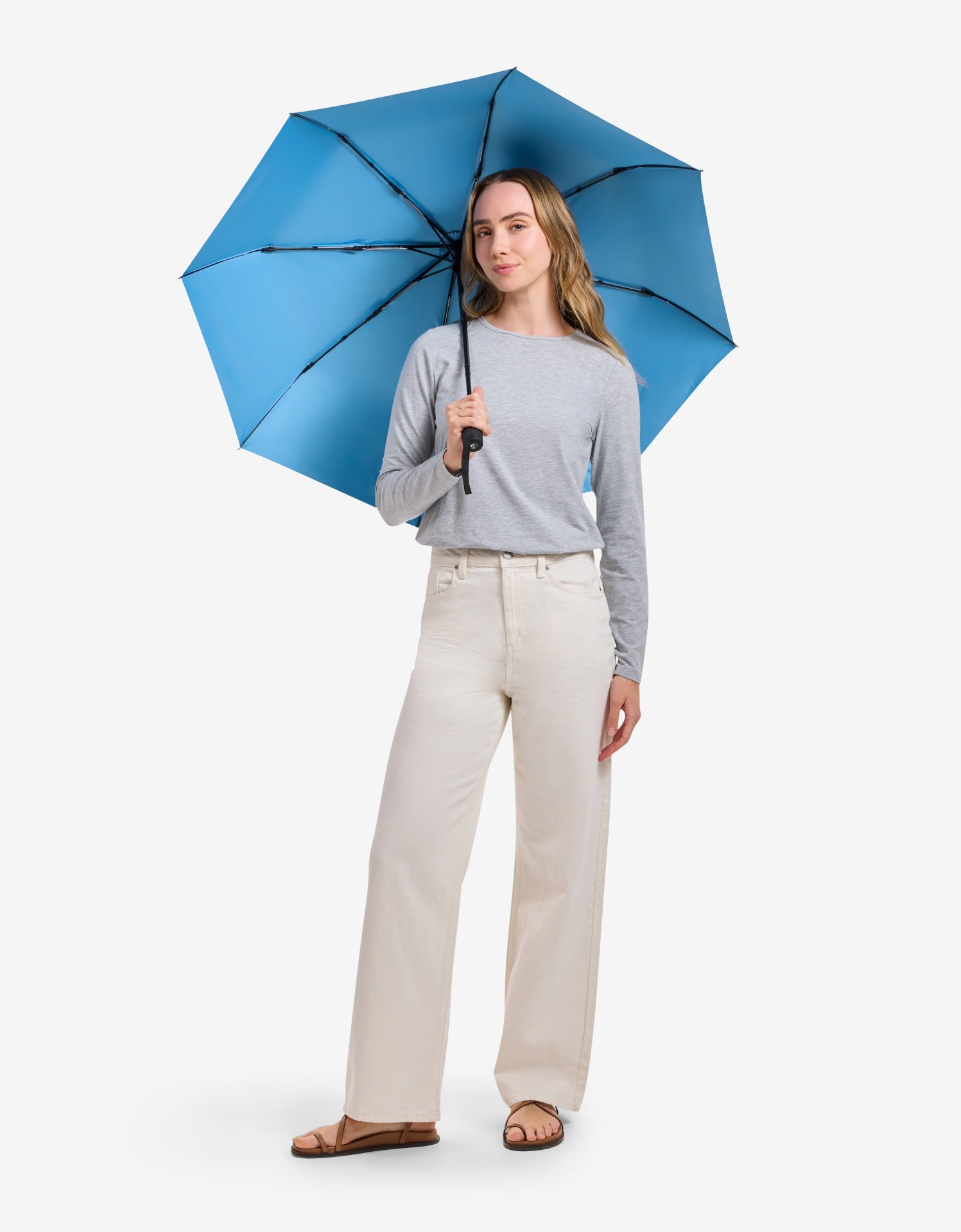 Silver / Sky Blue,117cm Arc