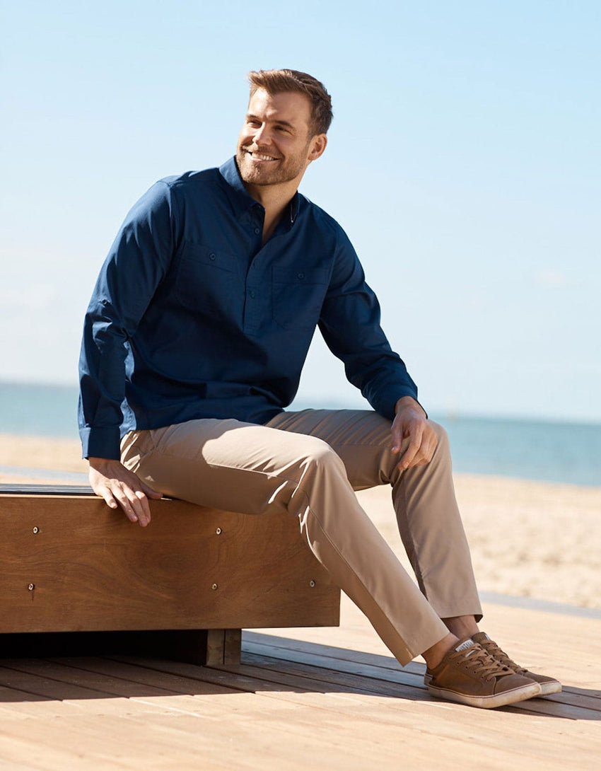 Outback Half Placket Shirt | UPF50+ Technicool Sun Protection for Men