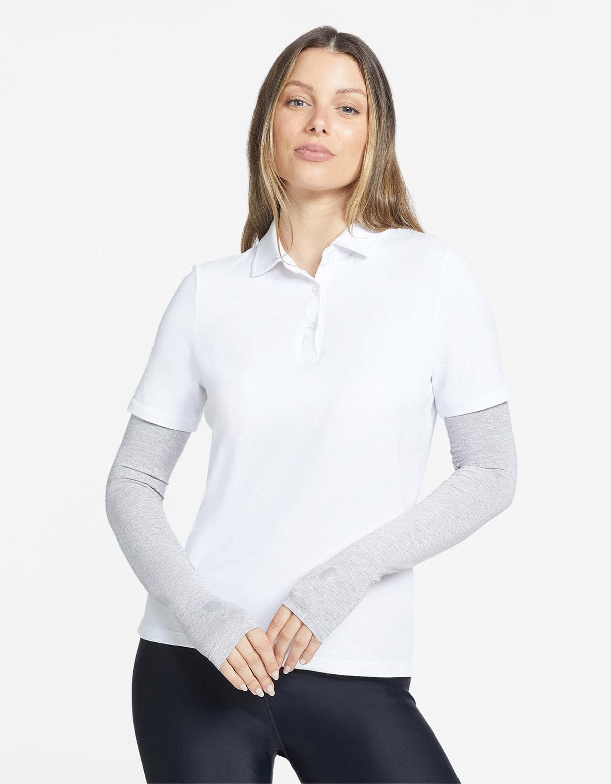 Light Grey Marle,With Thumbholes