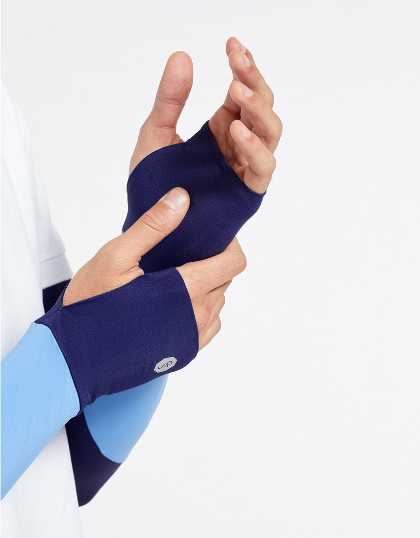 UPF50+ Colour Block Arm Sleeves | Men's Sun Protective Arm Sleeves