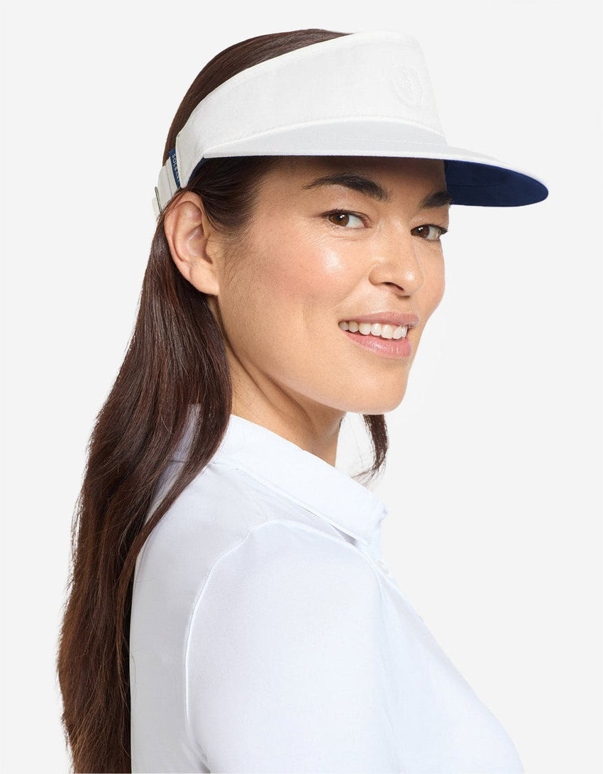 UPF50+ Elite Sun Visor Sun Protective Hats for Women Solbari Australia
