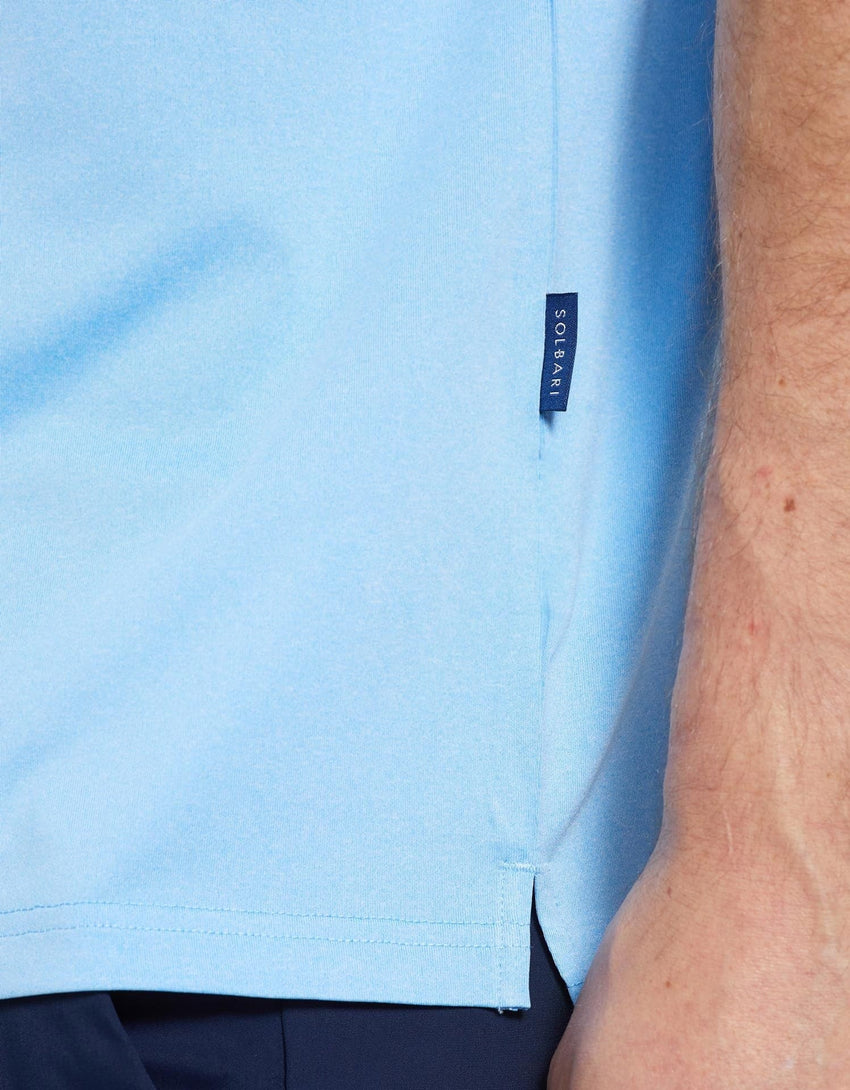 UPF 50+ Sun Protective Short Sleeve Polo Shirt For Men | Solbari