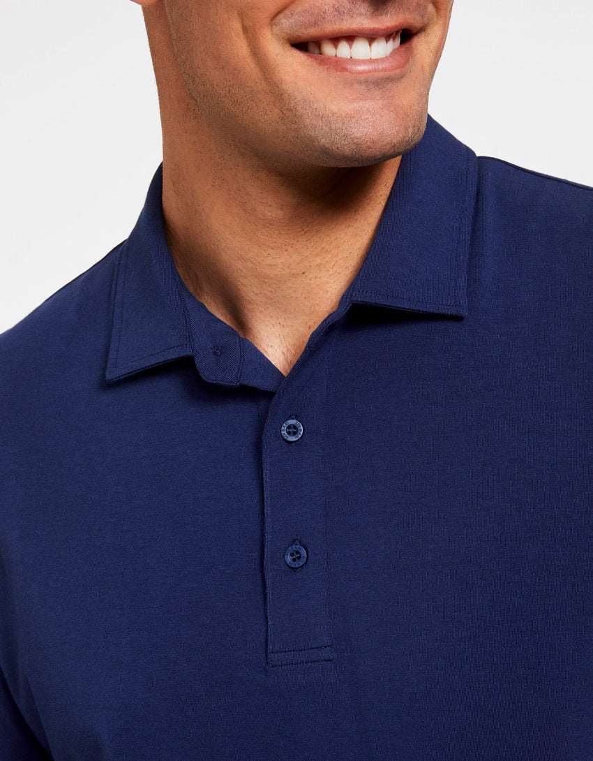 UPF 50+ Sun Protective Polo Shirt for Men - Sensitive Fabric