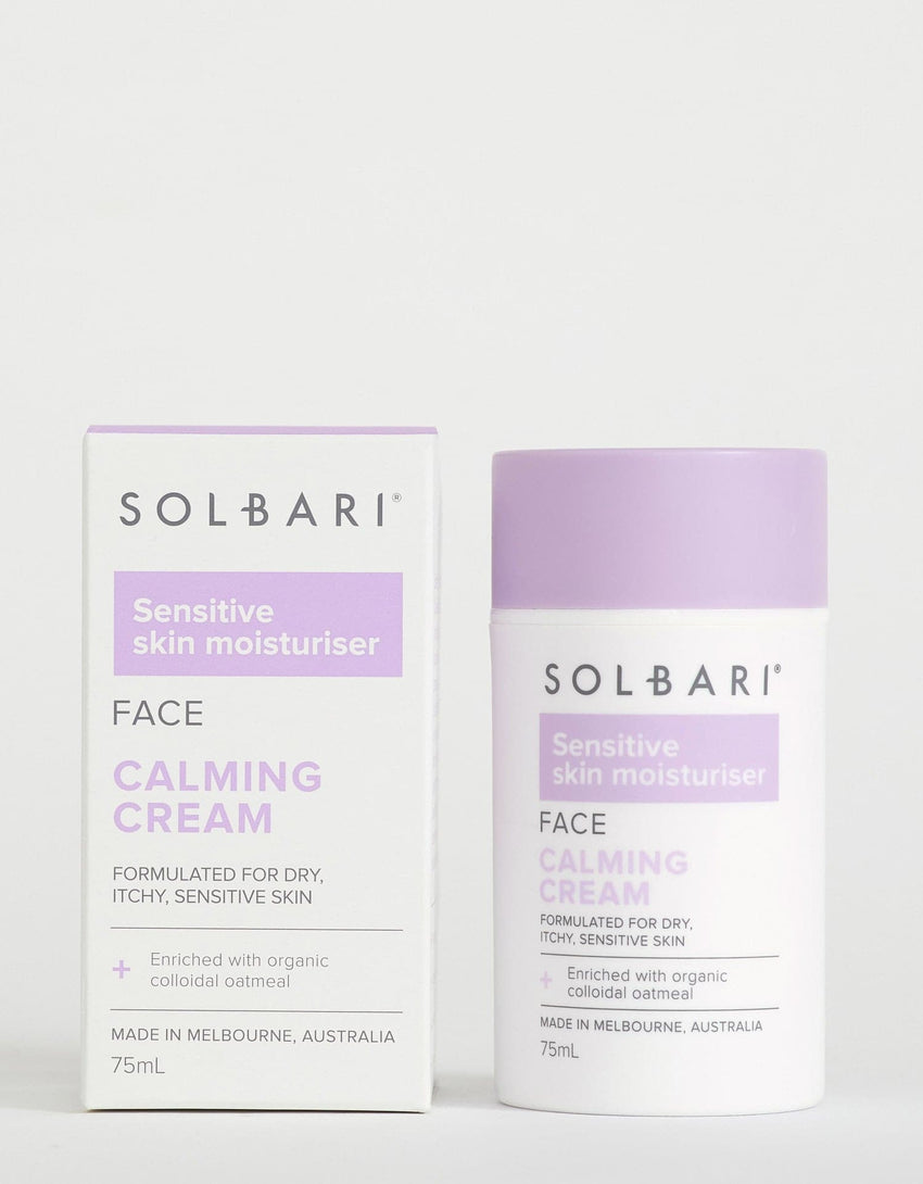 Solbari Sensitive Skin Calming Face Cream | Eczema & Psoriasis Face Cream