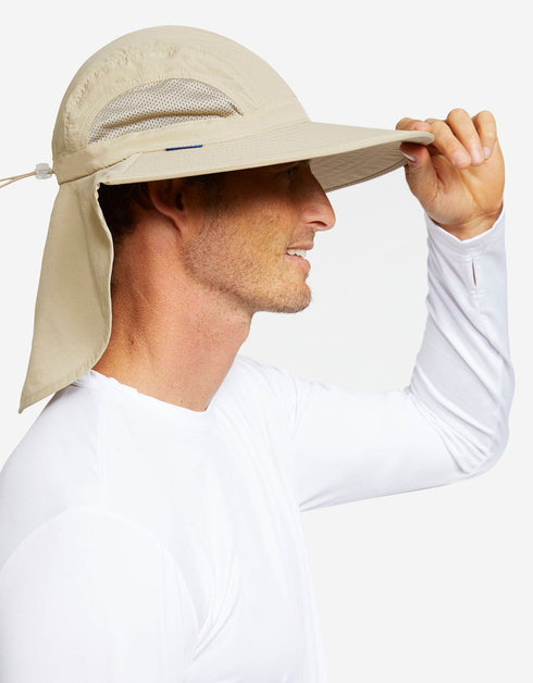 Men's Sun Hats with Neck Flap