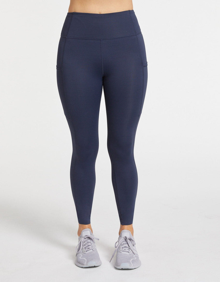 UPF 50+ Sun Protective Performance Leggings With Pockets for Women | Womens Full Length Tight