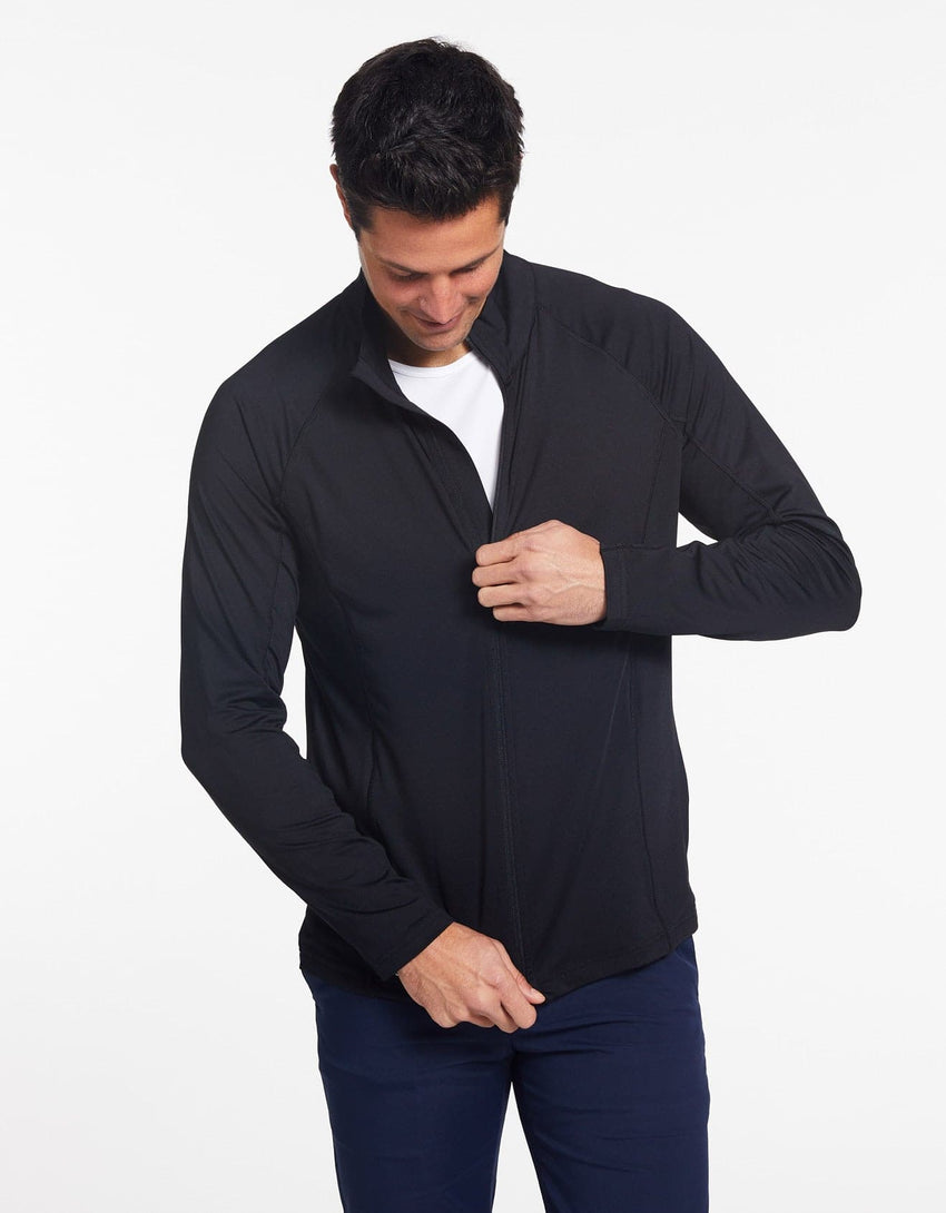 UPF 50+ Sun Protective Essential Full Zip Jacket For Men | Solbari