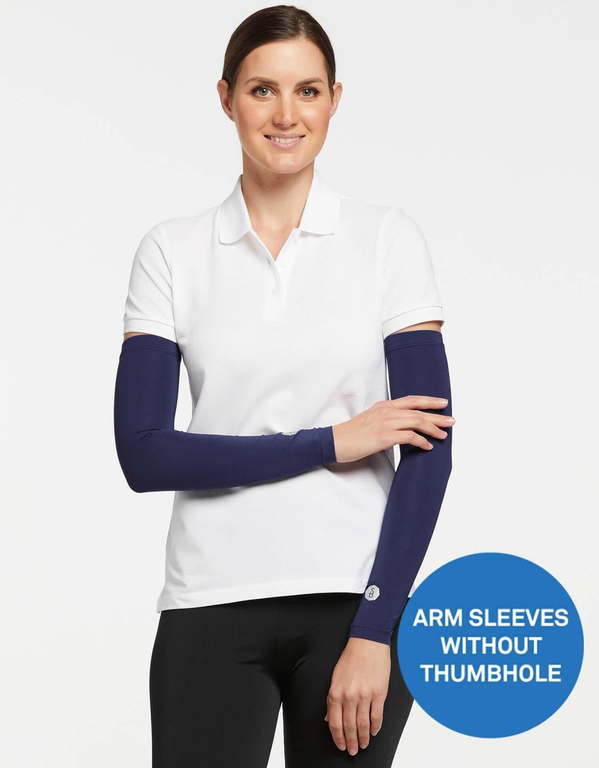 Womens Arm Sleeves For UPF 50+ Sun Protection UV Protective Sleeves