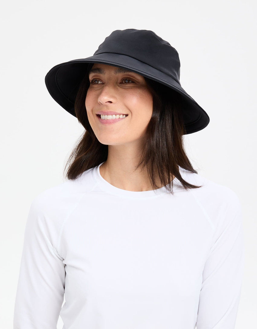 Wide Brim Swim Sun Hat UPF50+ For Women | Sun Protection Swim Hat ...